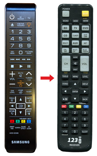 Telecomando ricambio per - telecomando,